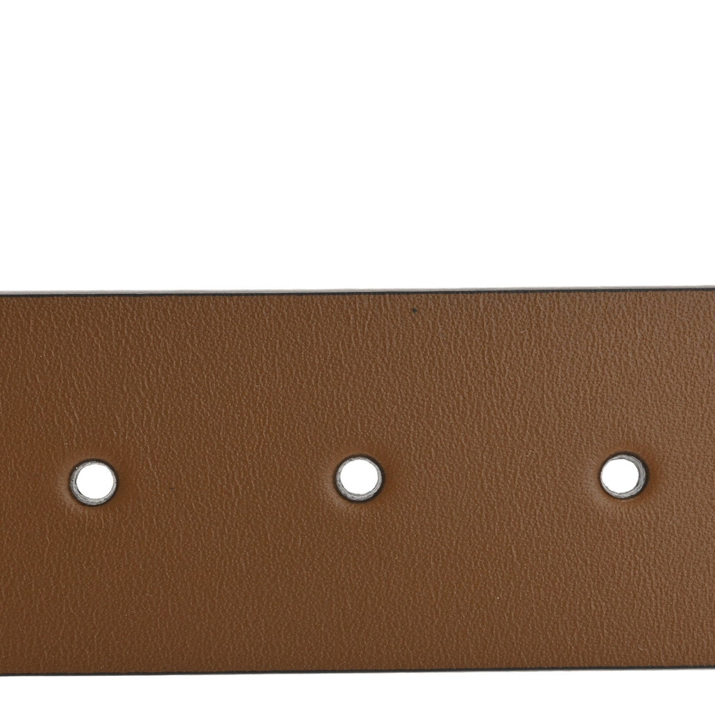 Selleria Calfskin Mens Interlocking G 37mm Belt 85 34 Cuir