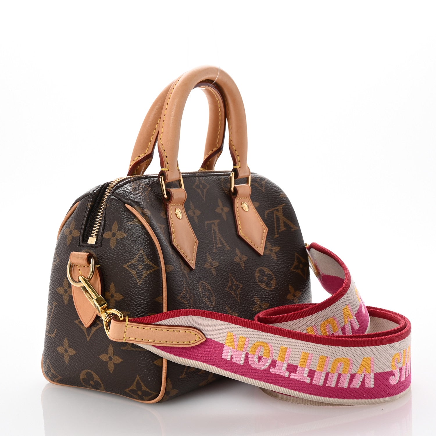 Monogram Speedy Bandouliere 20 Fuchsia