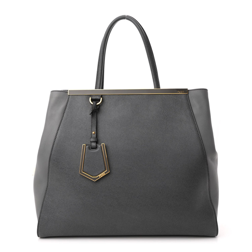 Vitello Large 2Jours Tote Grigio Grigio Chiaro
