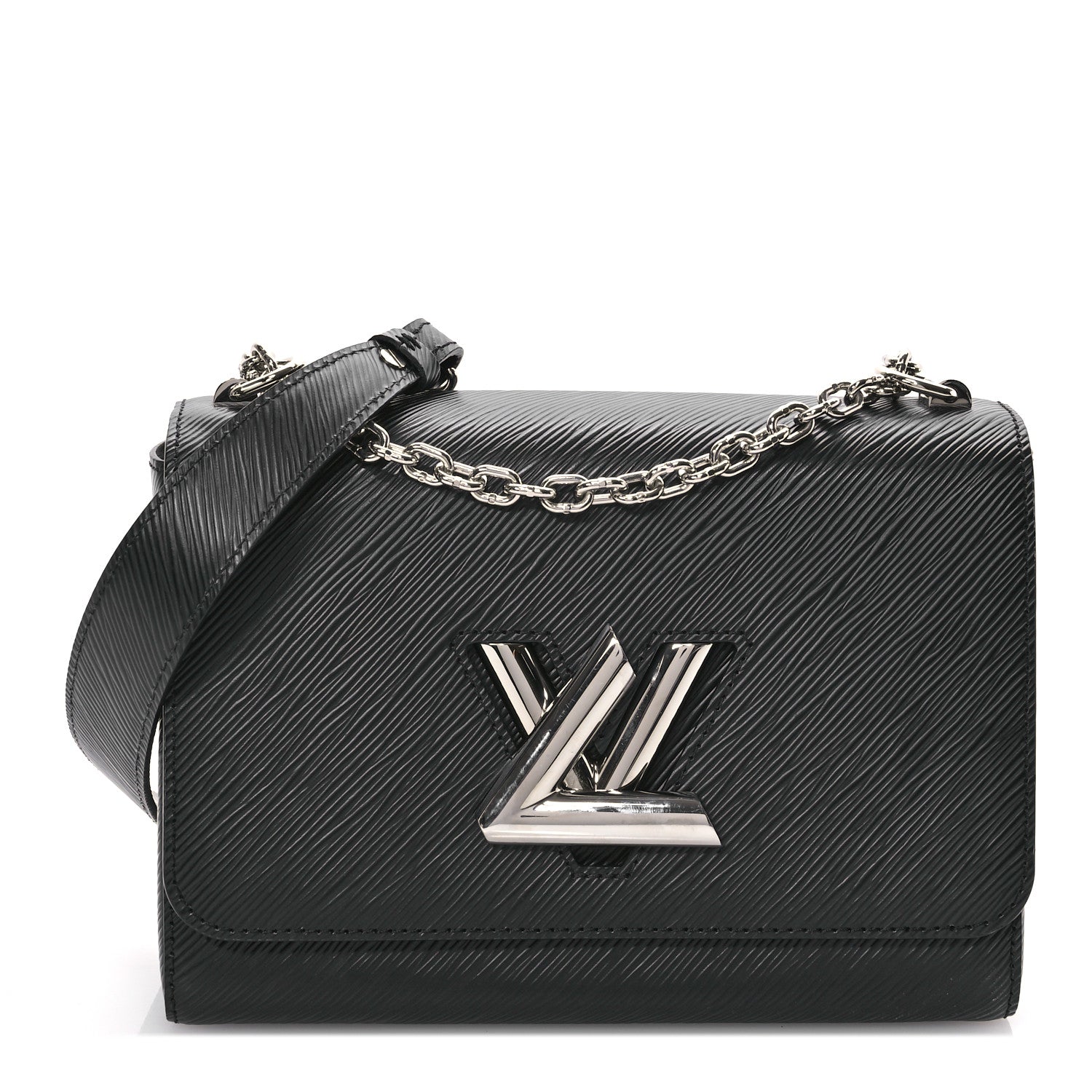 Epi Twist Shoulder Bag MM Black