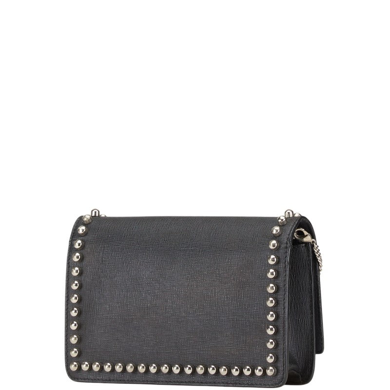 Fendi Karl Lagerfeld Monster Leather Fur Wallet Chain
