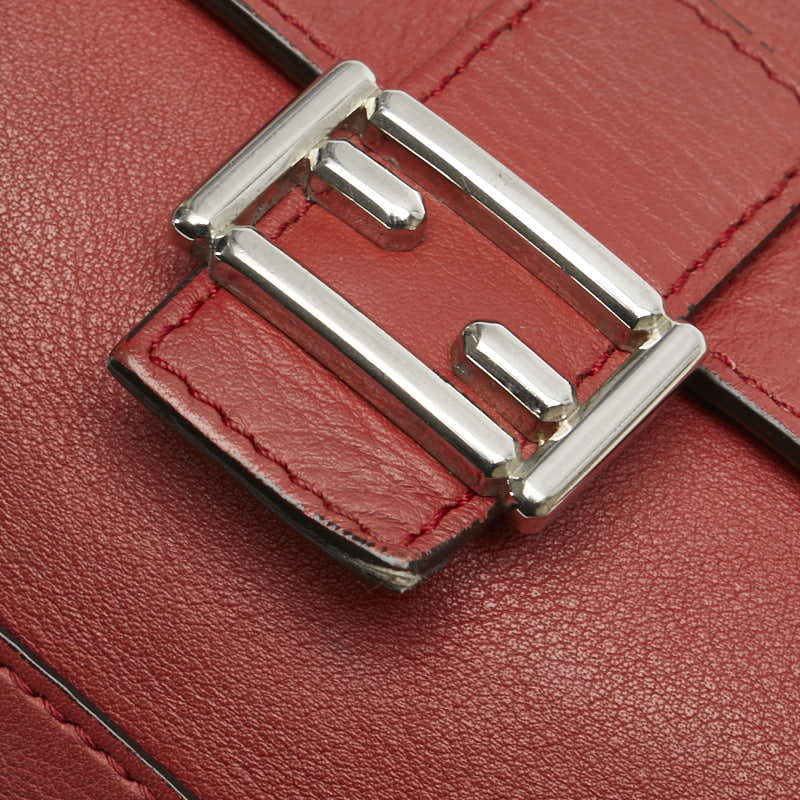 Fendi Double Micro Bucket Leather 2way Bag