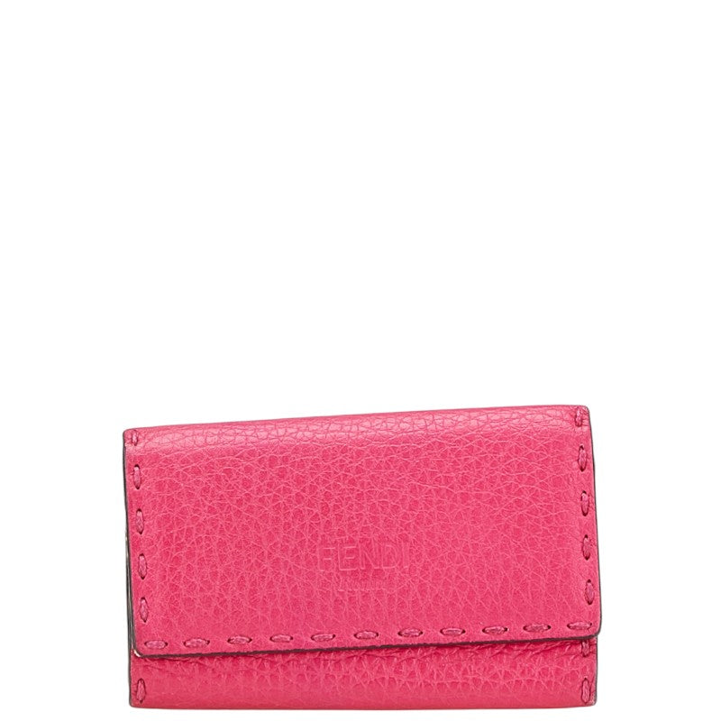 Fendi Selleria Leather Key Case