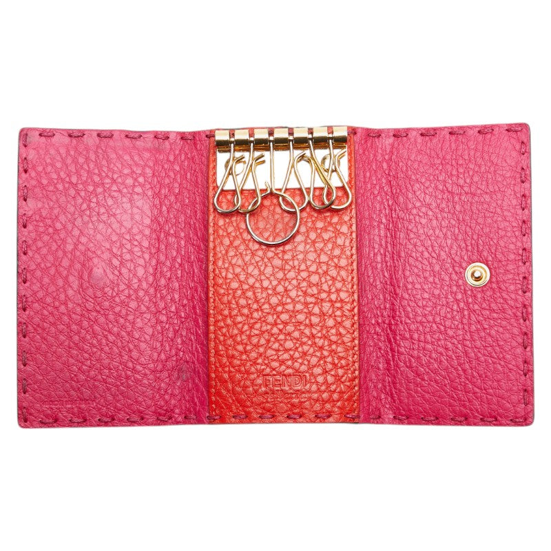 Fendi Selleria Leather Key Case