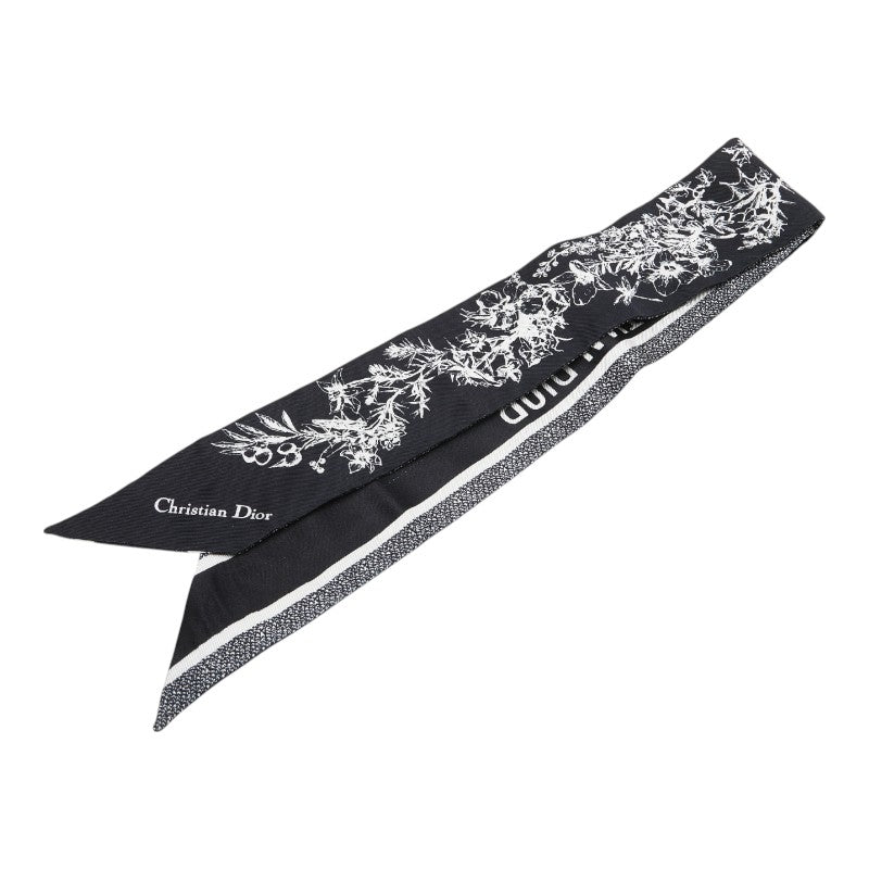 Dior Toile de Jouy Flower Silk Scarf