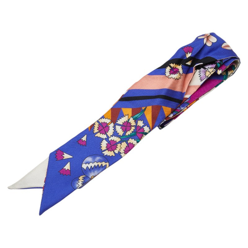 Fendi Flower Motif Silk Scarf