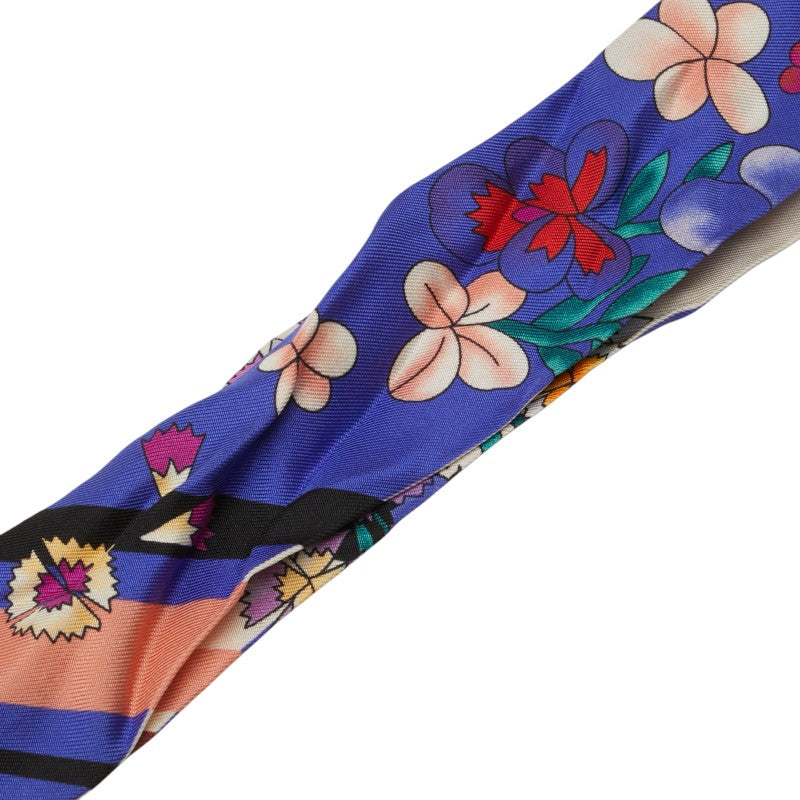 Fendi Flower Motif Silk Scarf