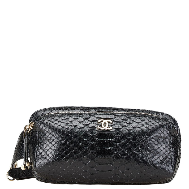 Chanel Coco Mark Python Waist Bag