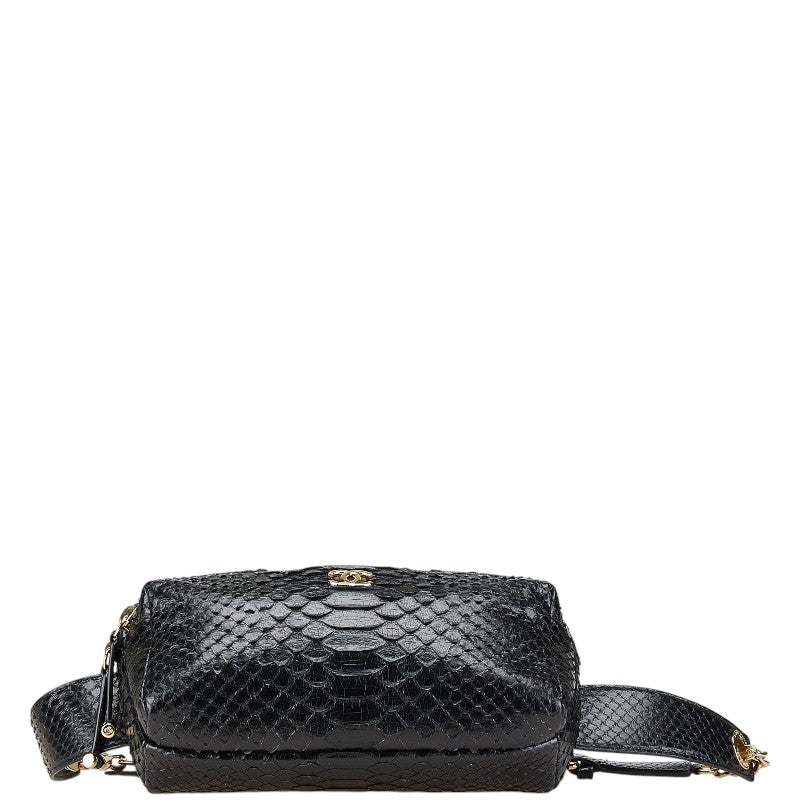 Chanel Coco Mark Python Waist Bag