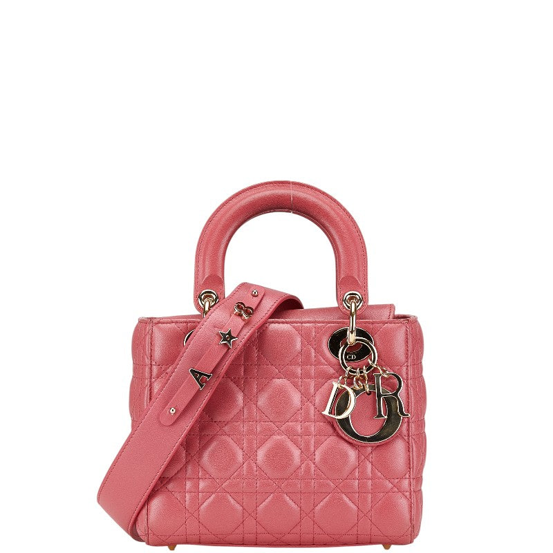 Dior Lady Dior Cannage Leather 2way Bag