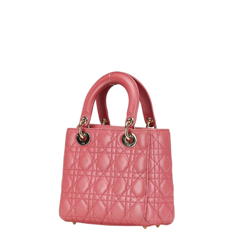 Dior Lady Dior Cannage Leather 2way Bag