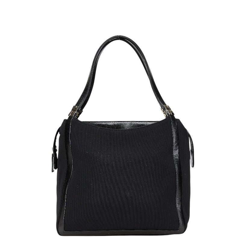 Fendi Nylon Leather Tote Bag