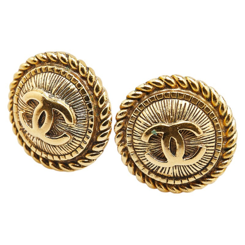 Chanel Coco Mark Chain Earrings