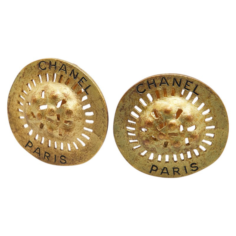 Chanel Logo Earrings