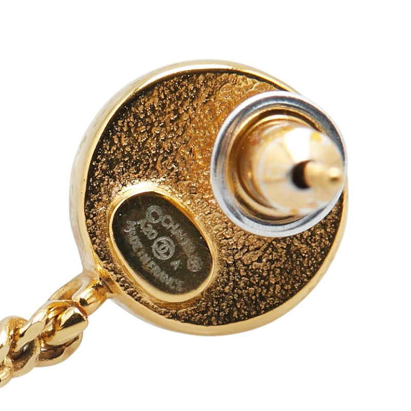 Chanel Coco Mark Perfume Bottle Earrings
