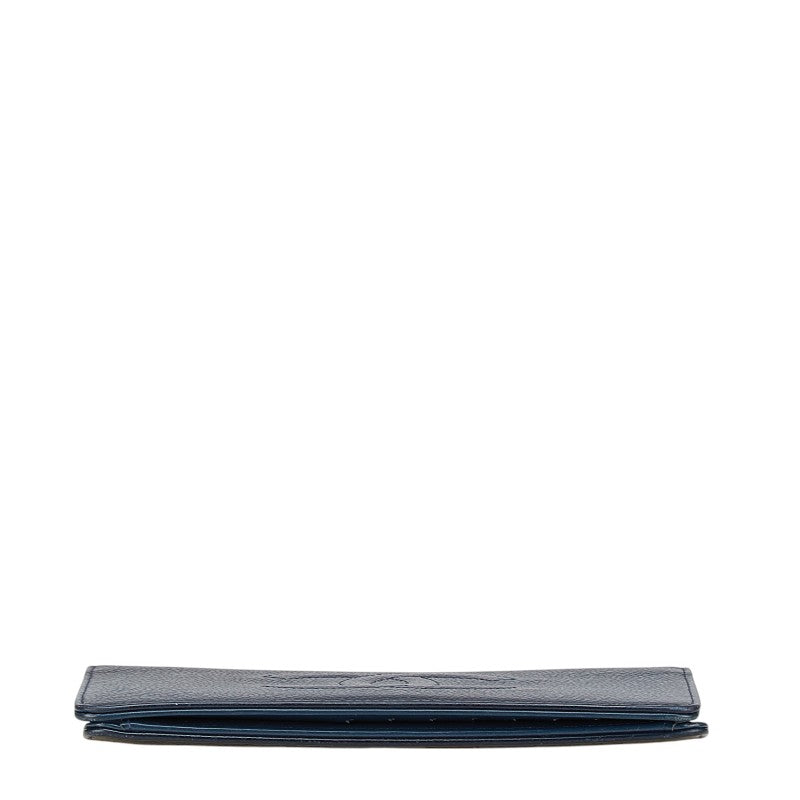 Chanel Coco Mark Caviar Skin Long Wallet