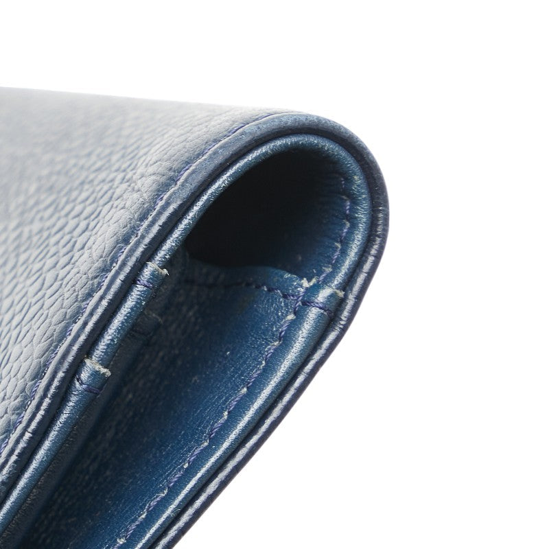 Chanel Coco Mark Caviar Skin Long Wallet