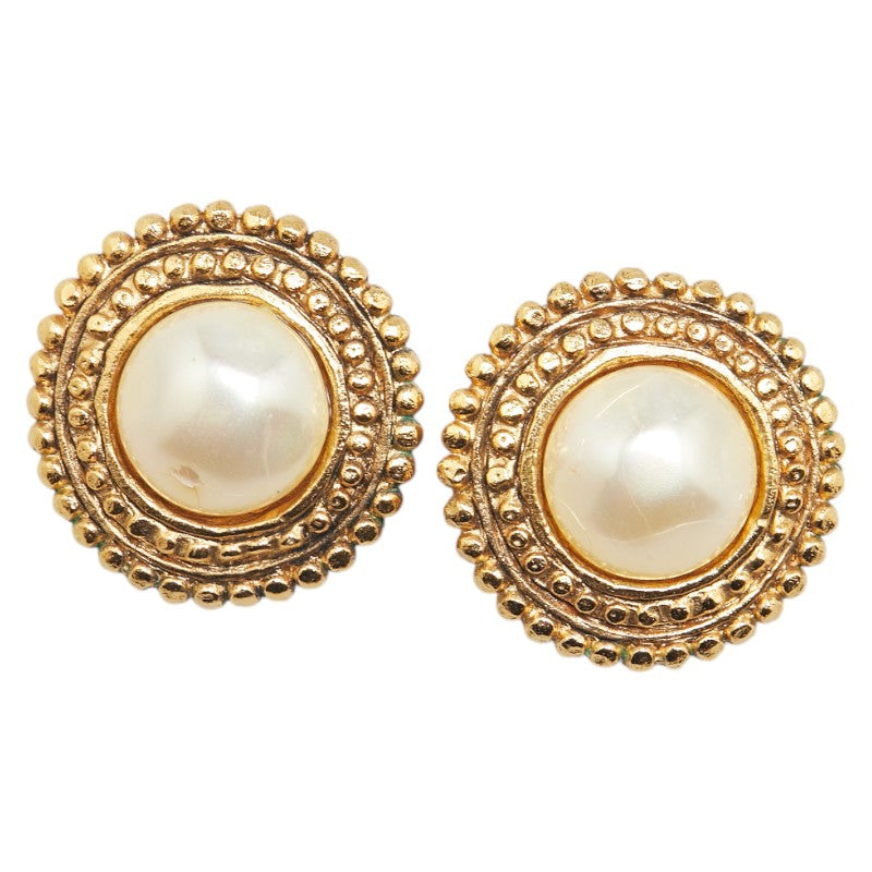 Chanel Vintage Round Earrings
