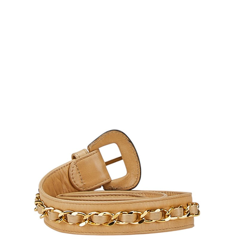 Chanel Chain Leather Belt