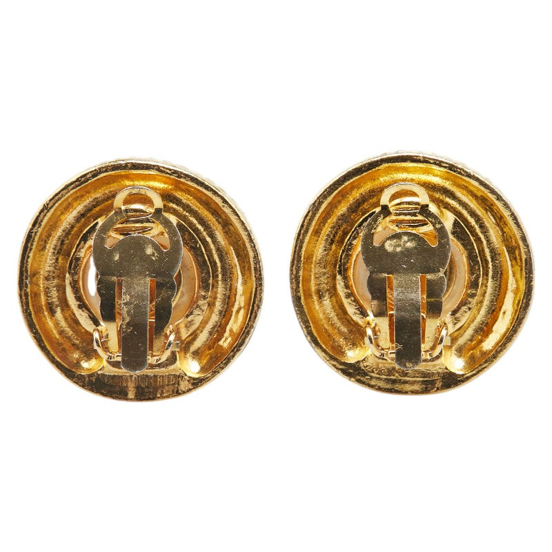 Chanel Round Earrings Pearl Earrings