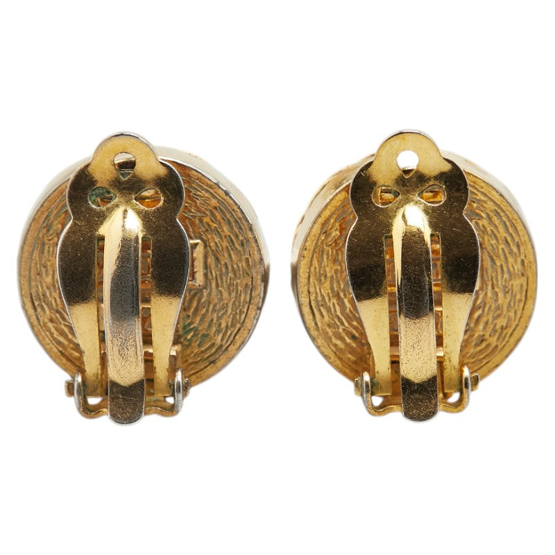 Chanel Round Stone Earrings