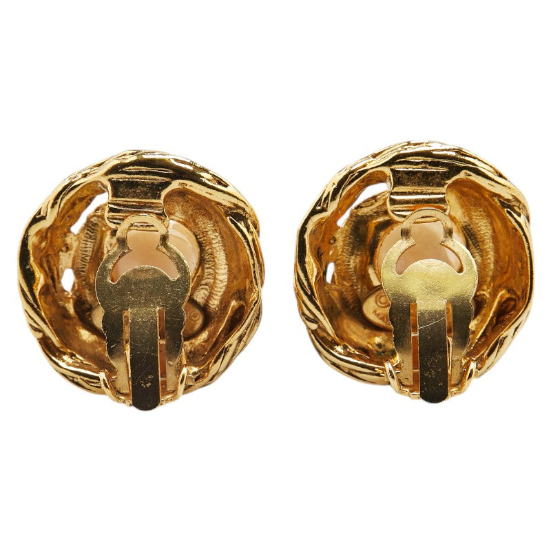 Chanel Vintage Round Earrings