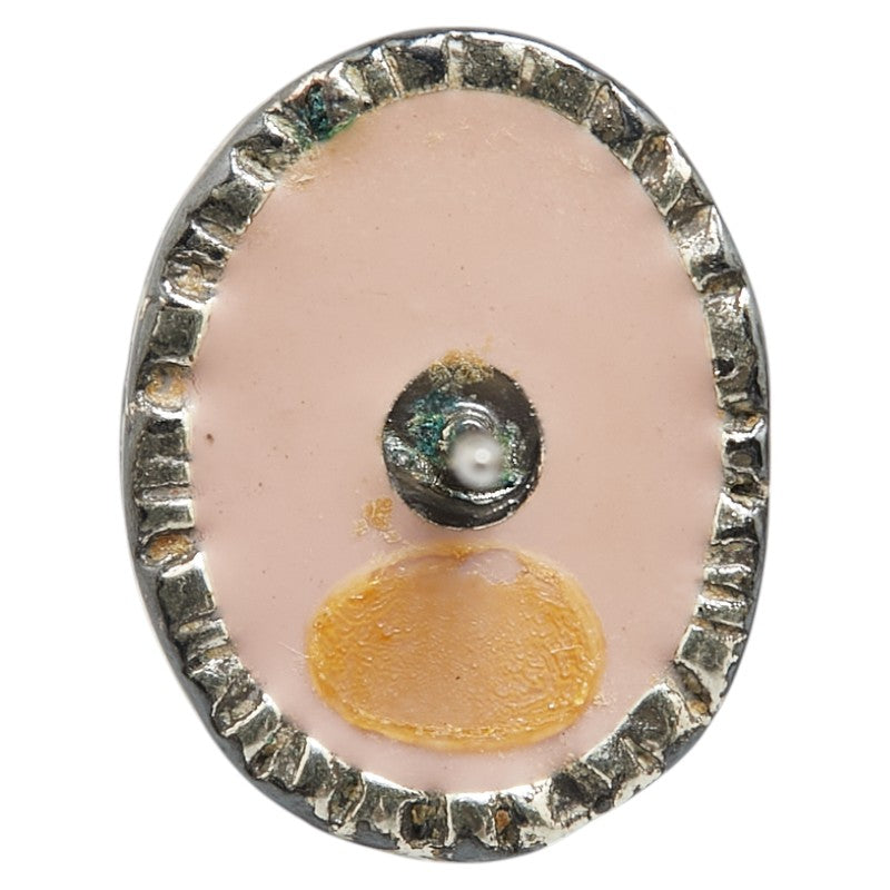 Chanel Coco Mark Oval Earrings