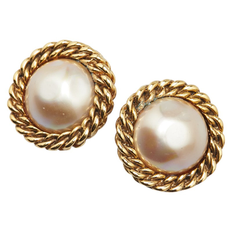 Chanel Vintage Pearl Earrings