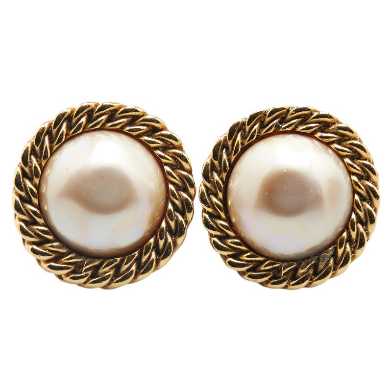 Chanel Vintage Pearl Earrings