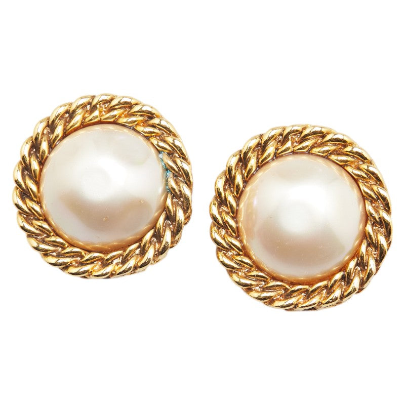 Chanel Chain Motif Earrings