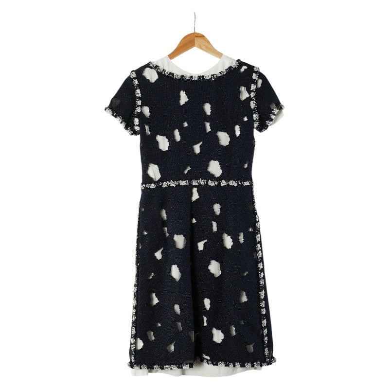 Chanel P41136W04915 Tweed Cotton Blend Dress