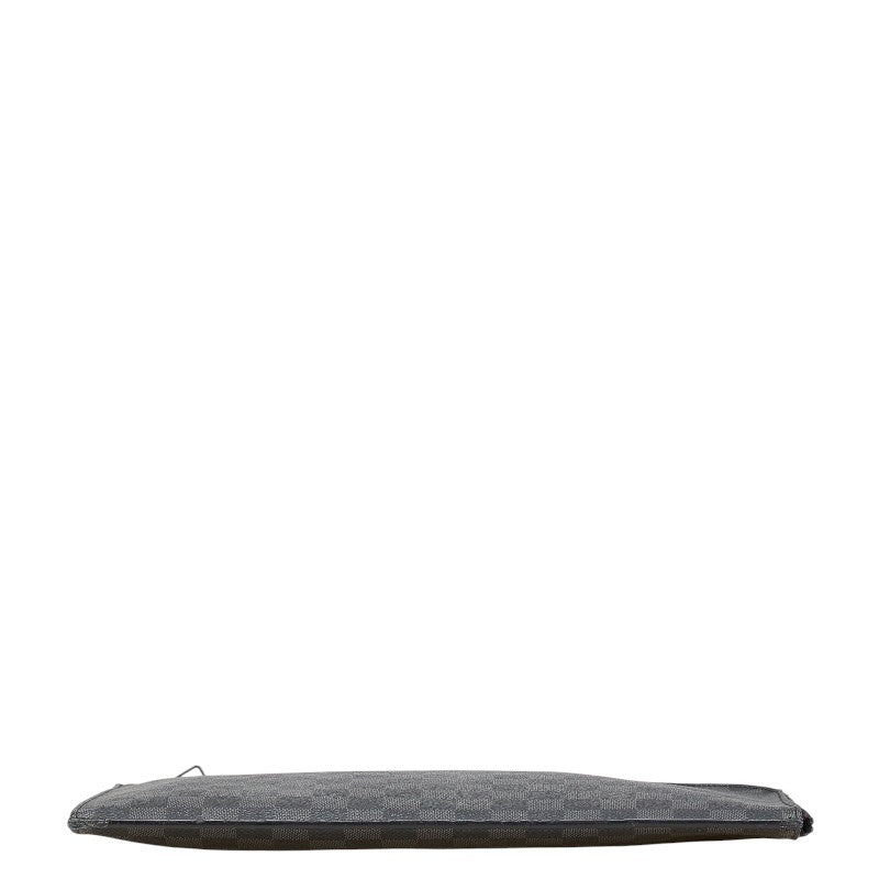 Louis Vuitton Pochette Jour GM Damier Graphite Clutch Bag