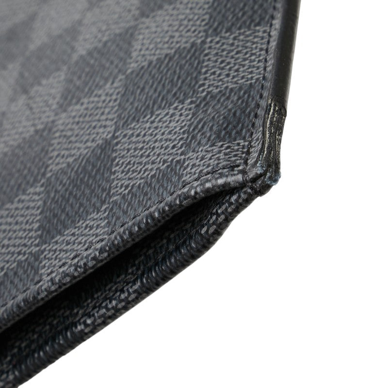 Louis Vuitton Pochette Jour GM Damier Graphite Clutch Bag