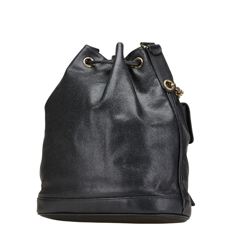 Chanel Coco Mark Caviar Skin Shoulder Bag