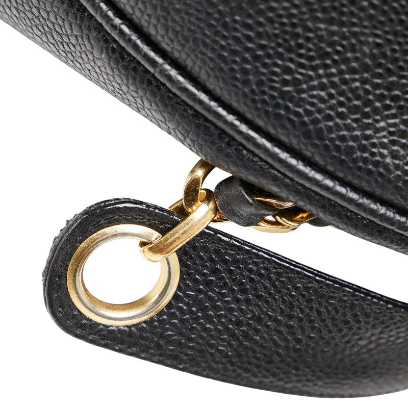 Chanel Coco Mark Caviar Skin Shoulder Bag