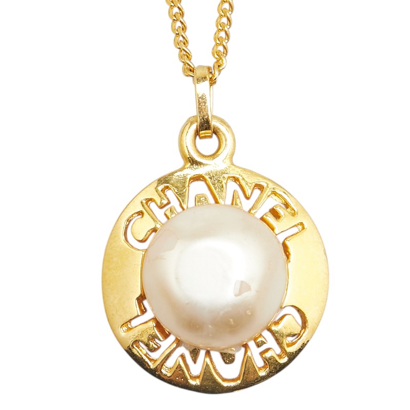 Chanel Logo Necklace