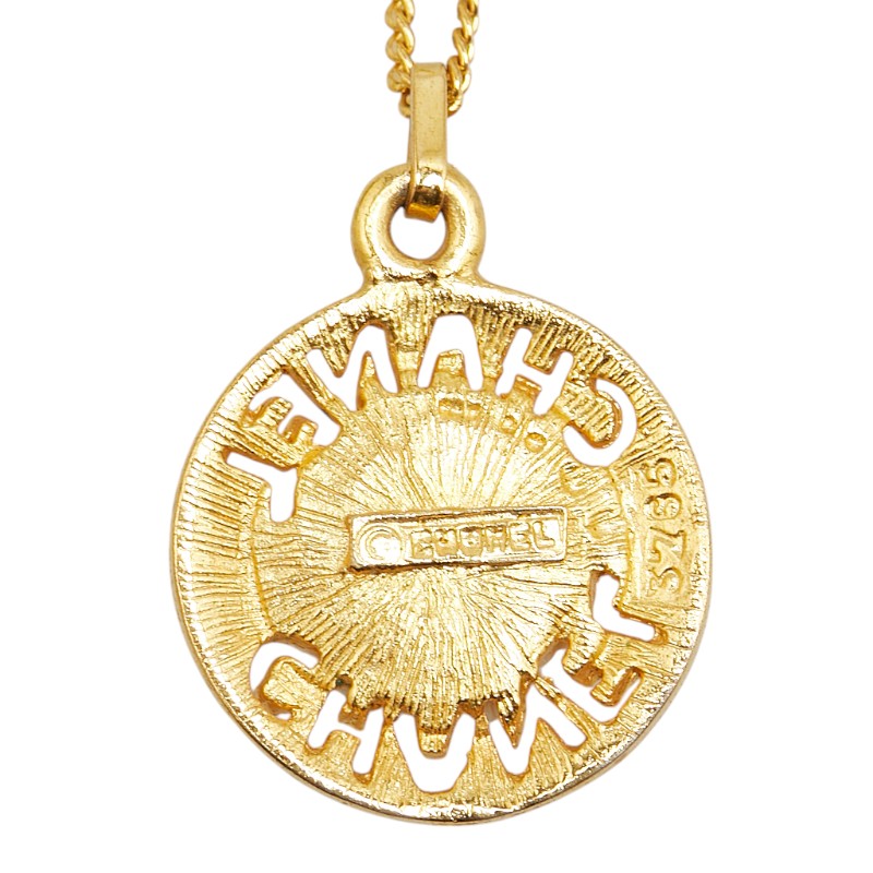 Chanel Logo Necklace