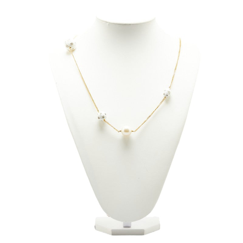 Chanel Coco Mark Soccer Ball Motif Necklace