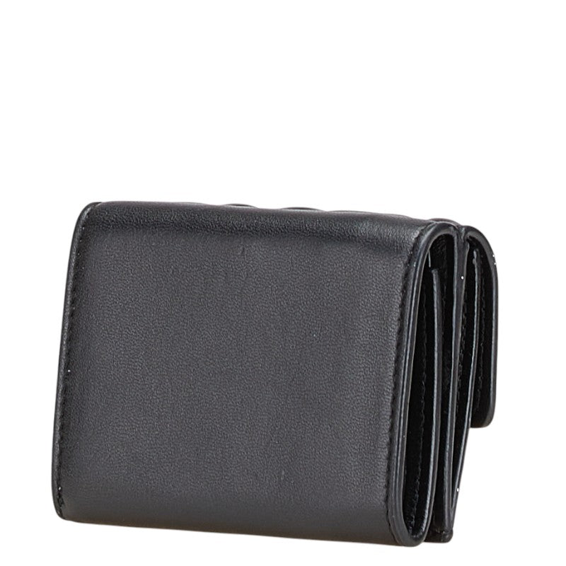 Fendi Baguette Micro Leather Trifold Wallet