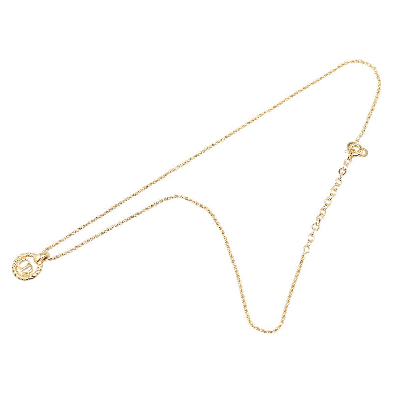 Dior CD Logo Round Necklace