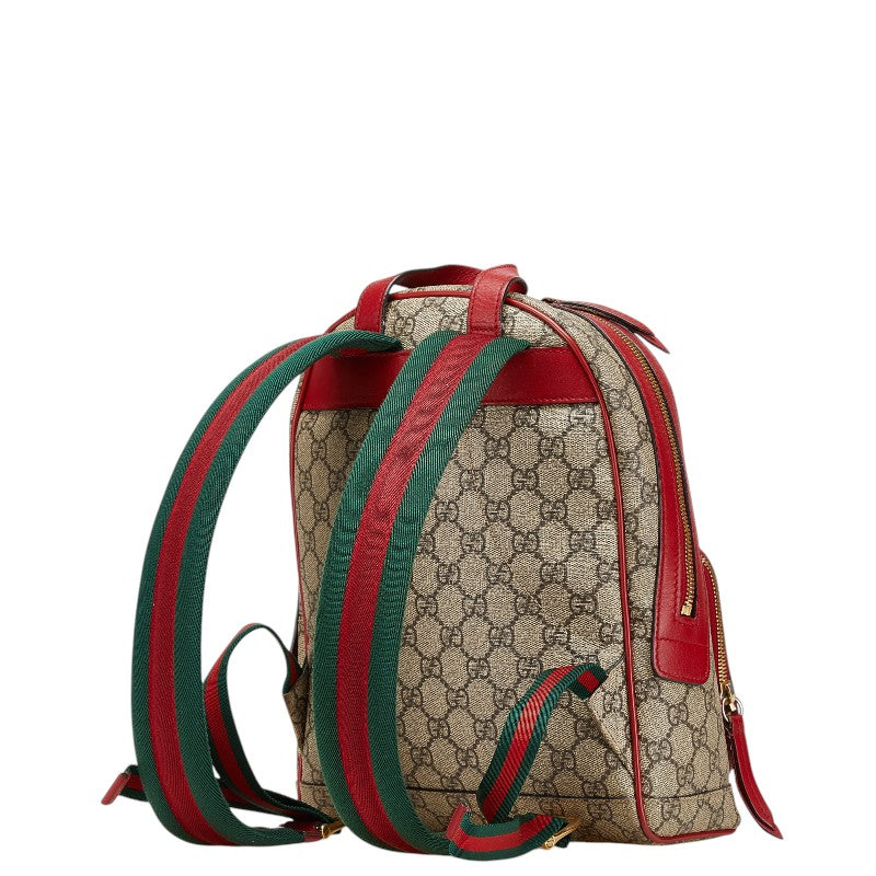 Gucci GG Supreme Flower Heart PVC Leather Backpack