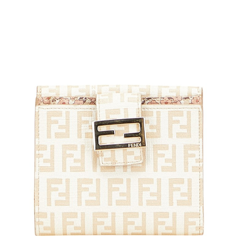 Fendi Zucchino PVC Leather Wallet