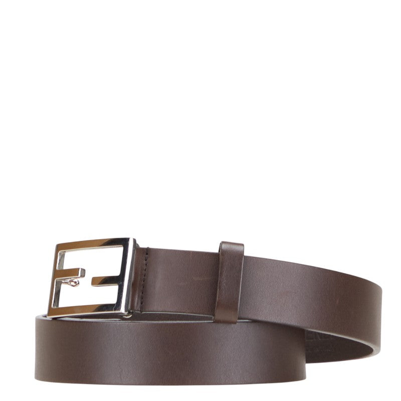 Fendi FF Buckle Leather Belt