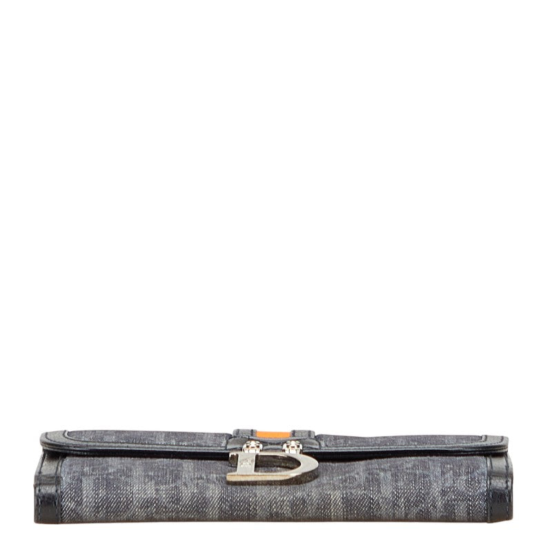 Dior Trotter Flight Line Denim Leather Wallet