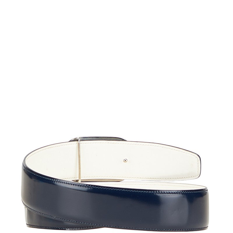 Gucci GG Buckle Leather Belt