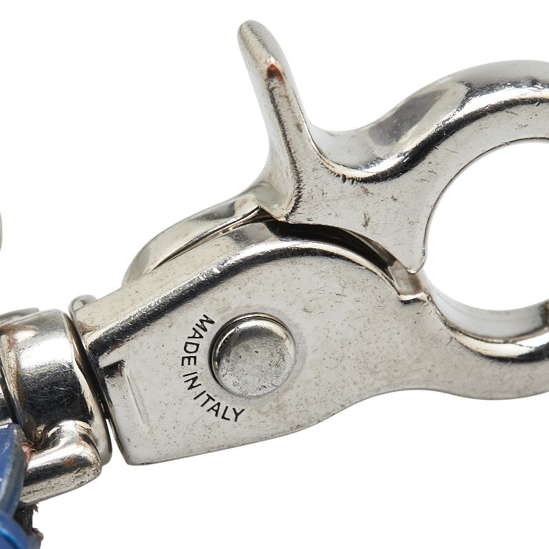 Fendi Zucca Metal Leather Keyring