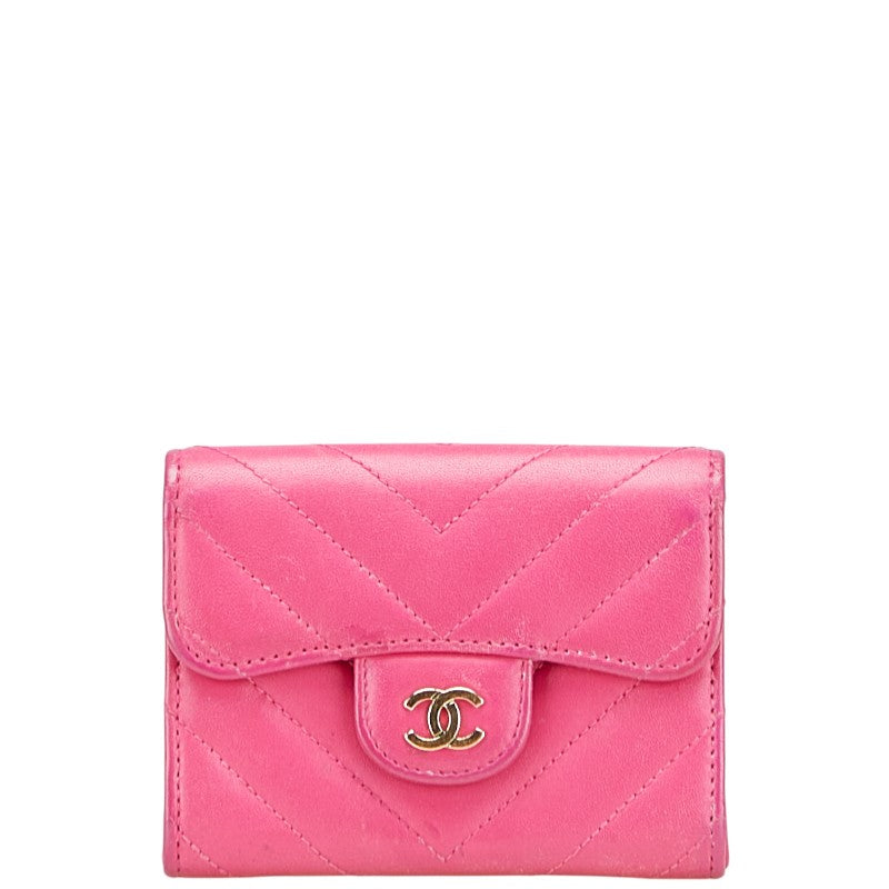 Chanel Coco Mark V Stitch Lambskin Coin Case  Case