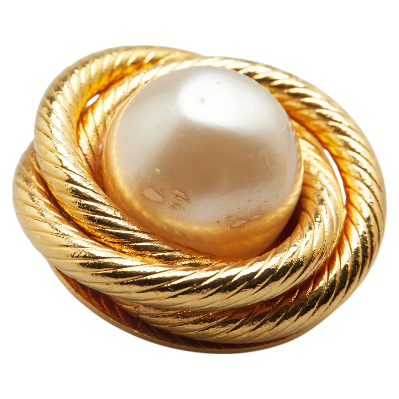 Chanel Pearl Vintage Earrings