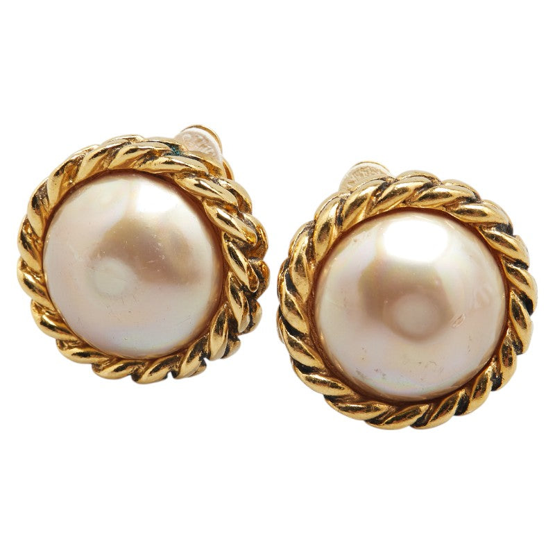 Chanel Pearl Vintage Earrings