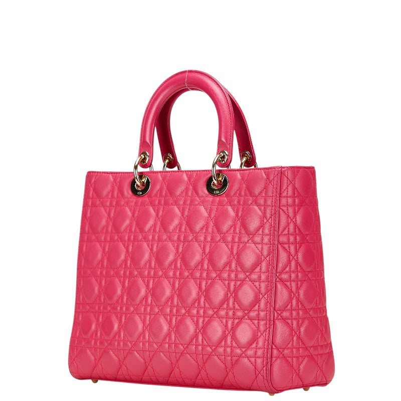 Dior Lady Dior Cannage Leather 2way Bag